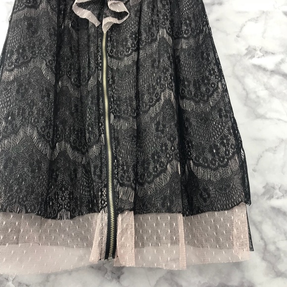 Daytrip Black Lace Ruffle Top Medium - Picture 5 of 8